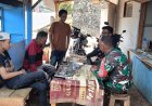 Serka Mustamaruddin Sambangi Warga Anggaranu, Perkuat Kemanunggalan TNI dan Rakyat